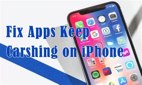why does app keep crashing on iphone