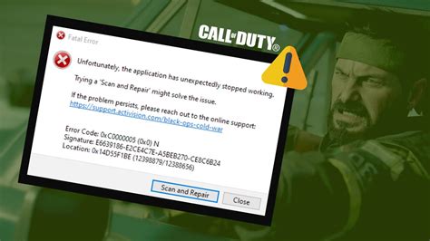 why does cod 6 keeps crashing pc