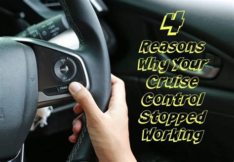 why does cruise control not work when check engine light is on