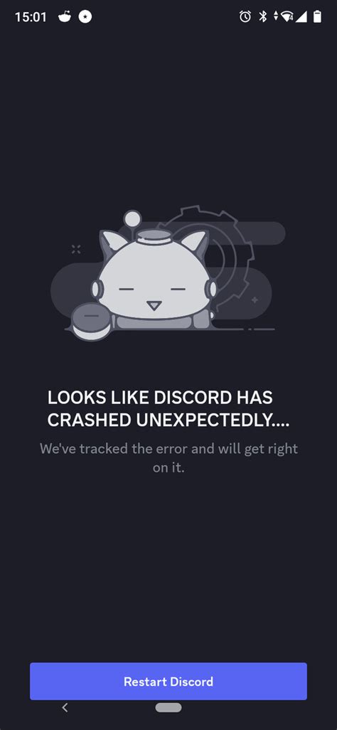 why does discord app keep crashing