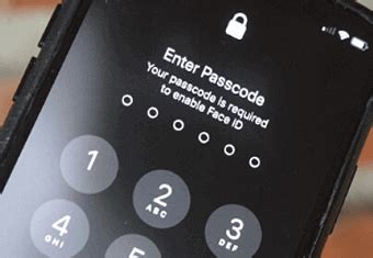 why does face id keeps requiring passcode