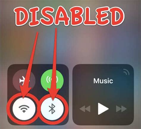 why does iphone automatically turn on wifi and bluetooth