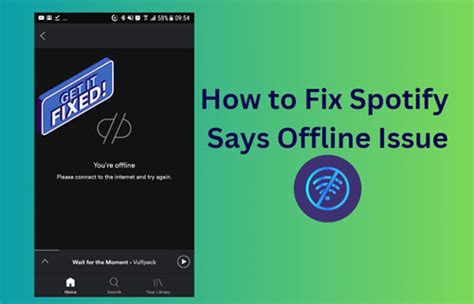 why does it say spotify is offline