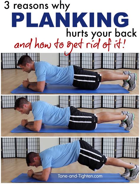 why does my back hurt when i do core exercises