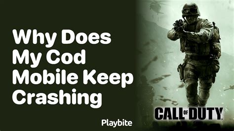 why does my cod mw3 keep crashing