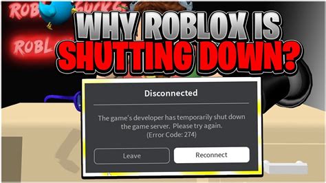 why does my computer shut down when i play roblox