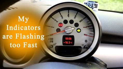 why does my indicator flash fast