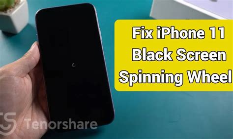 why does my iphone 11 keep going to a black loading screen