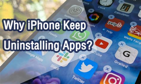 why does my iphone keep reinstalling apps