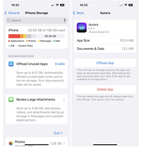 why does my iphone randomly offload apps
