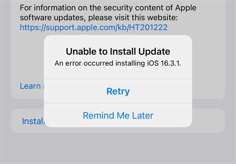 why does my phone say unable to install