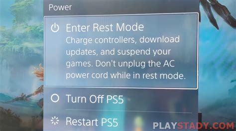 why does my ps5 keep turning off while in rest mode