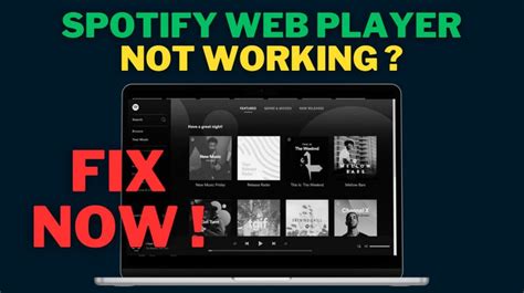 why does spotify not work on my web browser