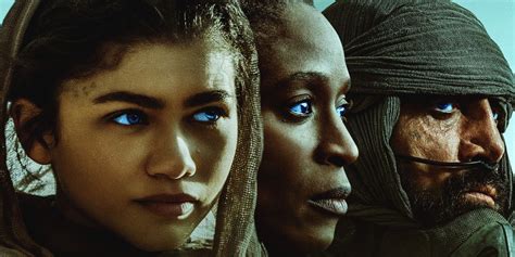 why does zendaya not have blue eyes in dune 2