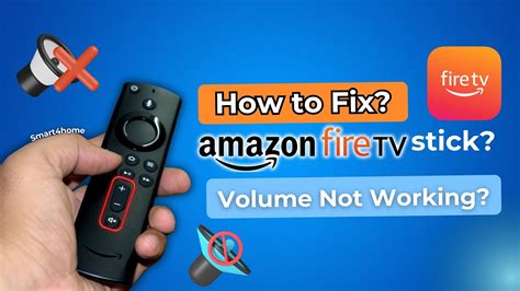 why doesn't my volume work on my firestick