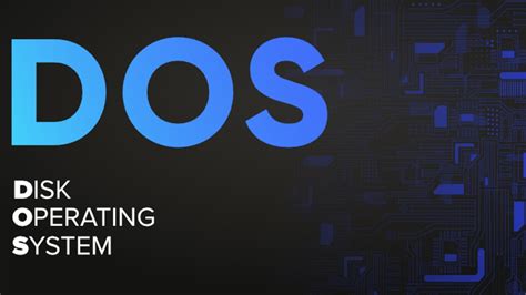 why dos is called disk operating system