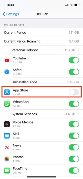 why iphone cannot connect to data