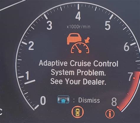 why is adaptive cruise control not working