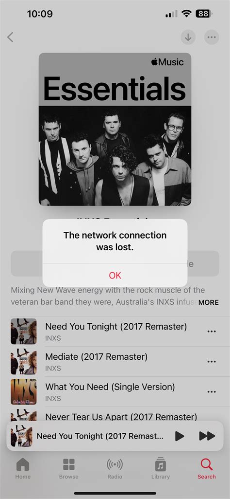 why is apple music not working on wifi