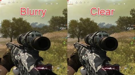 why is cod blurry on pc