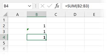 why is excel not calculating the sum correctly