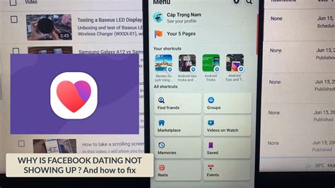 why is facebook dating not available on pc
