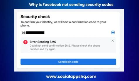 why is facebook sending me a verification code