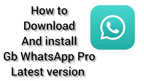 why is gb whatsapp not installing on my phone