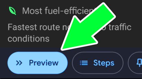 why is google maps showing me preview instead of start