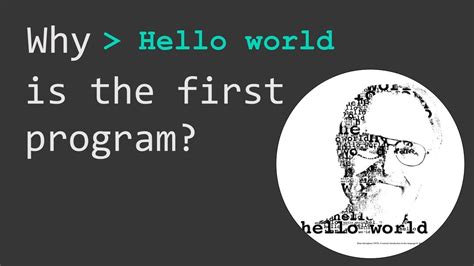 why is hello world used in programming
