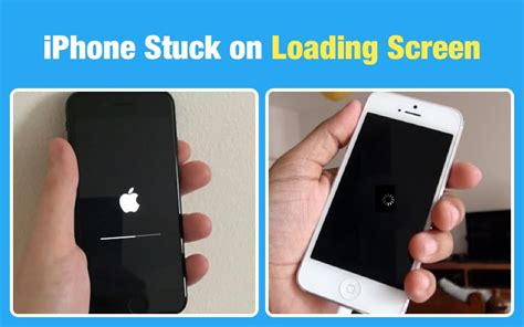 why is iphone stuck on loading screen