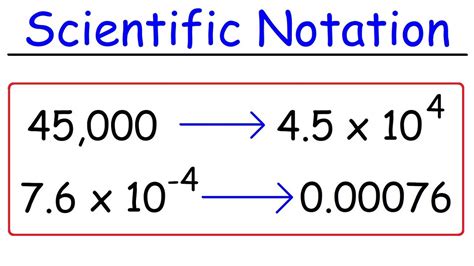 why is it important to use scientific notation