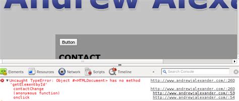 why is javascript not working in chrome