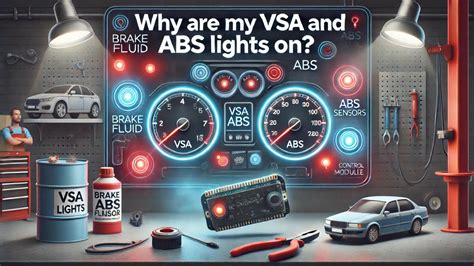 why is my abs and vsa light on