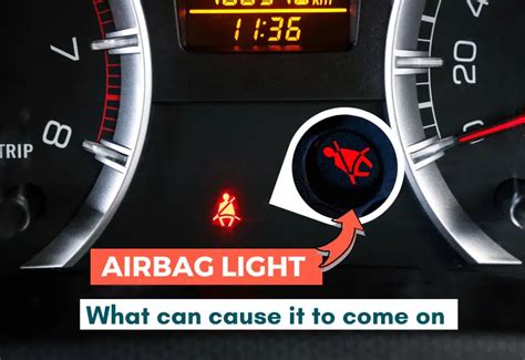 why is my airbag light flashing on my dashboard