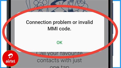 why is my airtel showing invalid mmi code