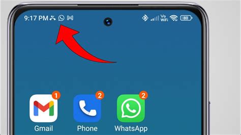why is my android not showing notification bar