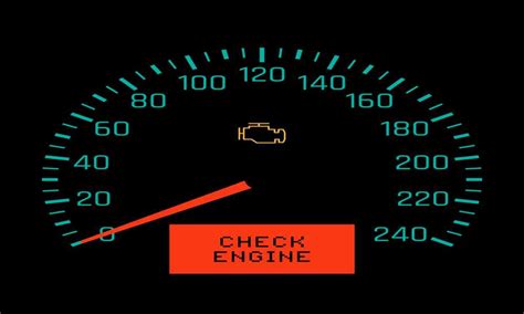 why is my check engine light blinking and beeping