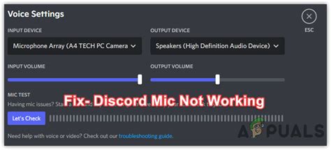 why is my computer mic not working on discord