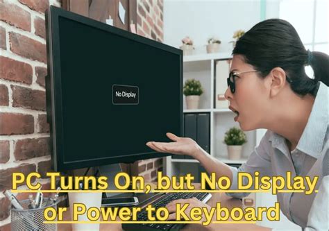 why is my computer turning on but not displaying on the monitor
