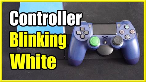why is my controller blinking and not connecting ps4