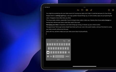 why is my copy and paste not working on ipad