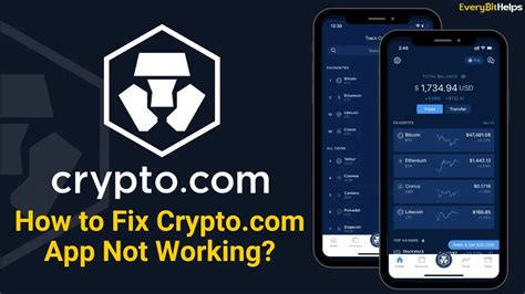 why is my crypto.com app not working