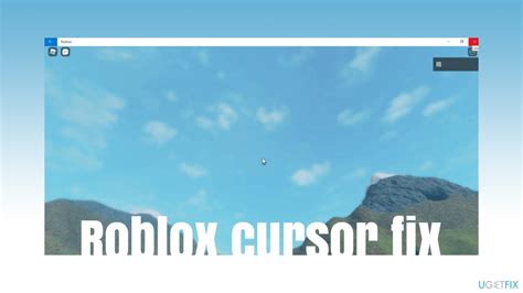 why is my cursor not showing on roblox