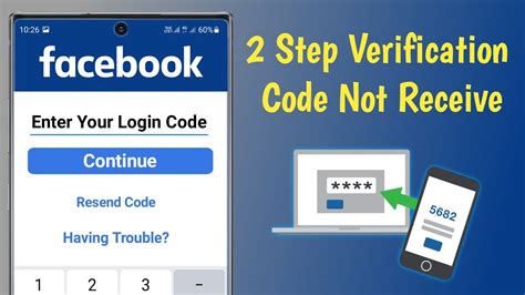 why is my facebook verification code not working