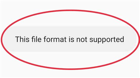 why is my file not supported for upload