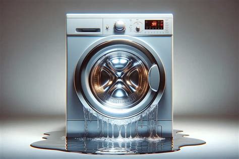 why is my front load washer leaking from the front
