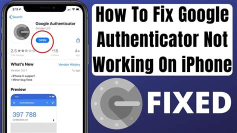 why is my google authenticator app not working