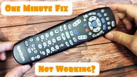 why is my guide button not working on spectrum remote