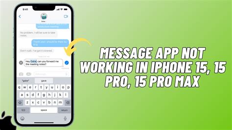 why is my iphone message app not working